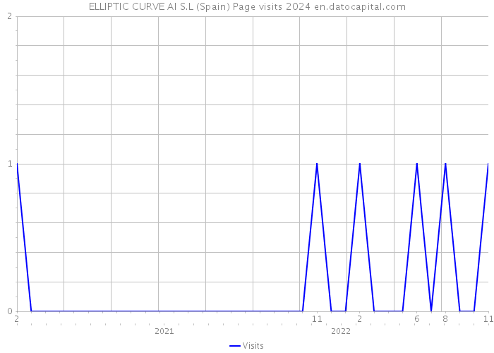 ELLIPTIC CURVE AI S.L (Spain) Page visits 2024 