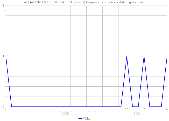 ALEJANDRO MORENO CABEZA (Spain) Page visits 2024 