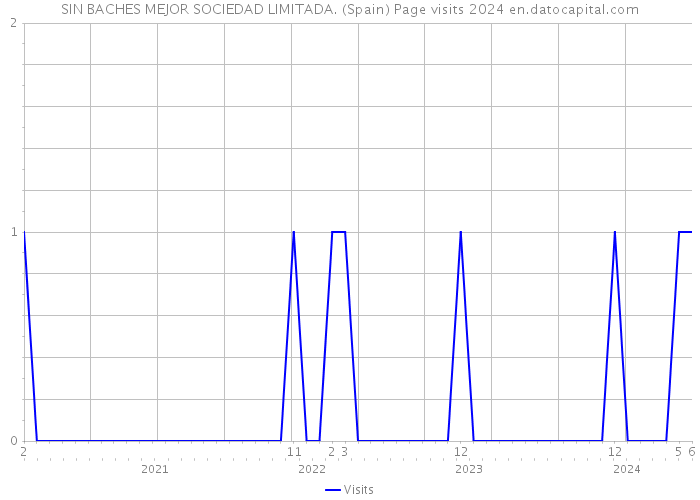 SIN BACHES MEJOR SOCIEDAD LIMITADA. (Spain) Page visits 2024 