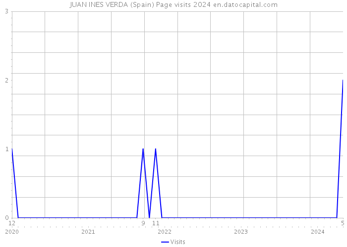 JUAN INES VERDA (Spain) Page visits 2024 