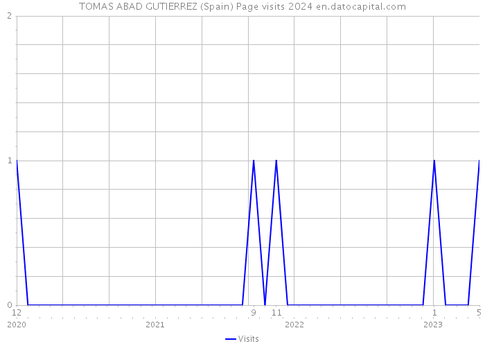 TOMAS ABAD GUTIERREZ (Spain) Page visits 2024 