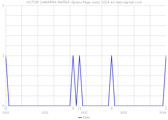 VICTOR GAMARRA MAÑAS (Spain) Page visits 2024 