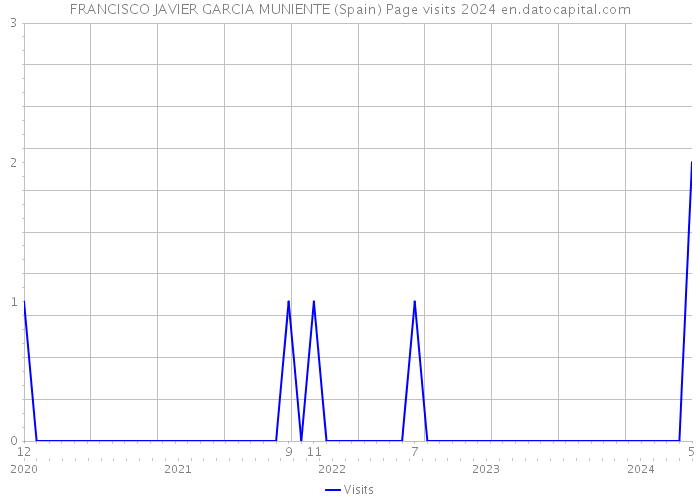 FRANCISCO JAVIER GARCIA MUNIENTE (Spain) Page visits 2024 