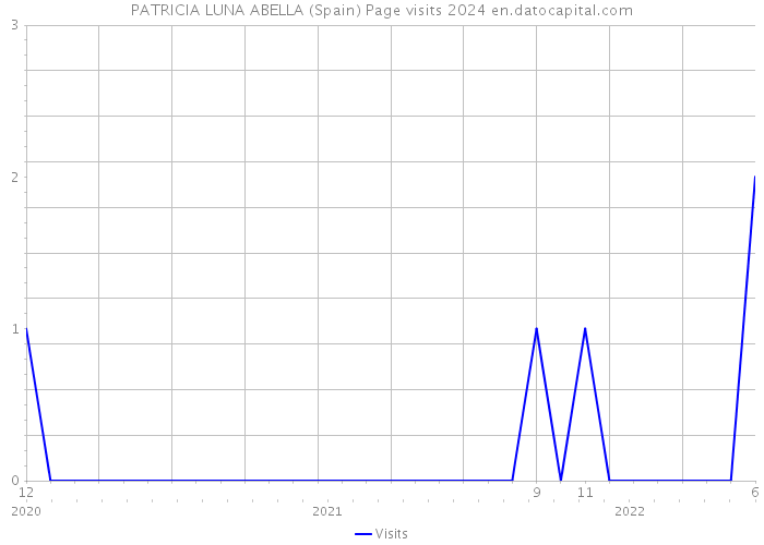 PATRICIA LUNA ABELLA (Spain) Page visits 2024 