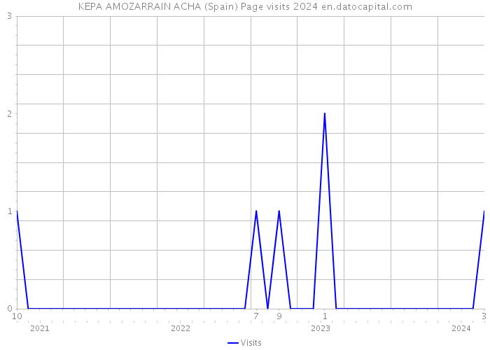 KEPA AMOZARRAIN ACHA (Spain) Page visits 2024 