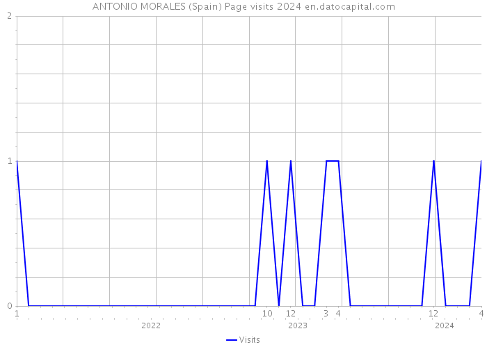 ANTONIO MORALES (Spain) Page visits 2024 