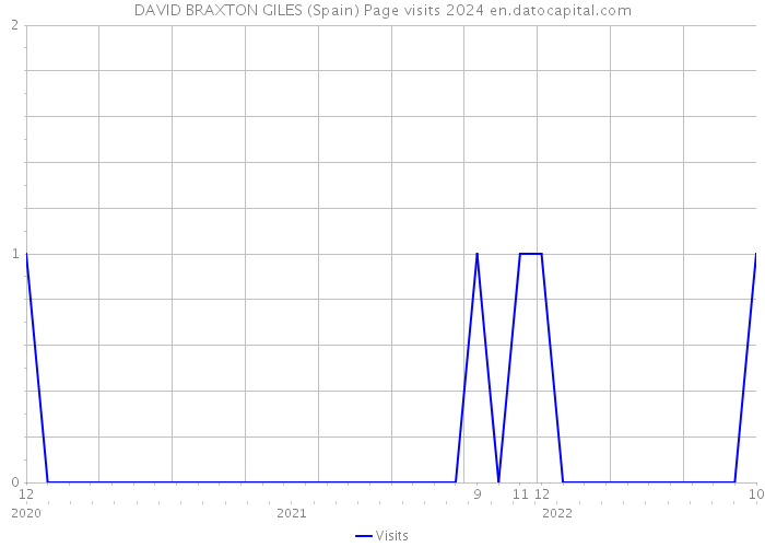 DAVID BRAXTON GILES (Spain) Page visits 2024 