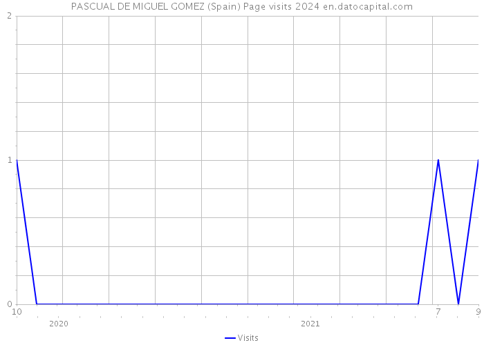 PASCUAL DE MIGUEL GOMEZ (Spain) Page visits 2024 