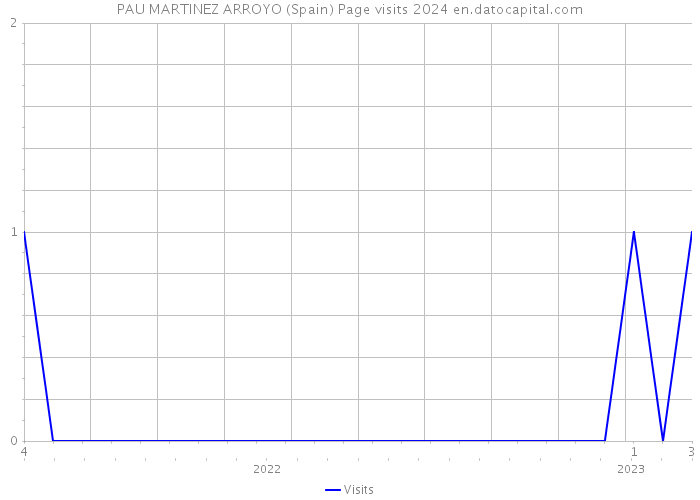 PAU MARTINEZ ARROYO (Spain) Page visits 2024 