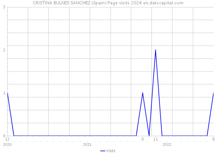 CRISTINA BULNES SANCHEZ (Spain) Page visits 2024 