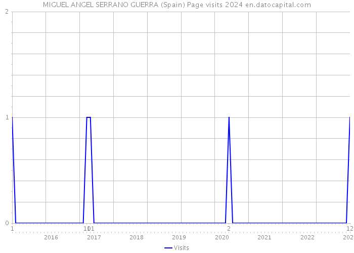 MIGUEL ANGEL SERRANO GUERRA (Spain) Page visits 2024 