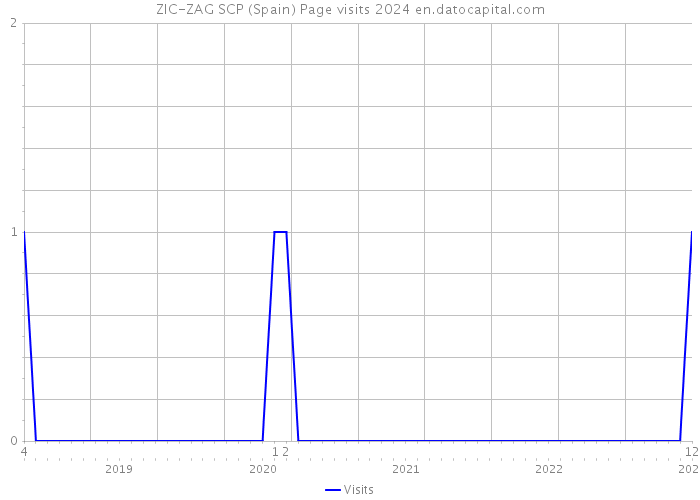 ZIC-ZAG SCP (Spain) Page visits 2024 