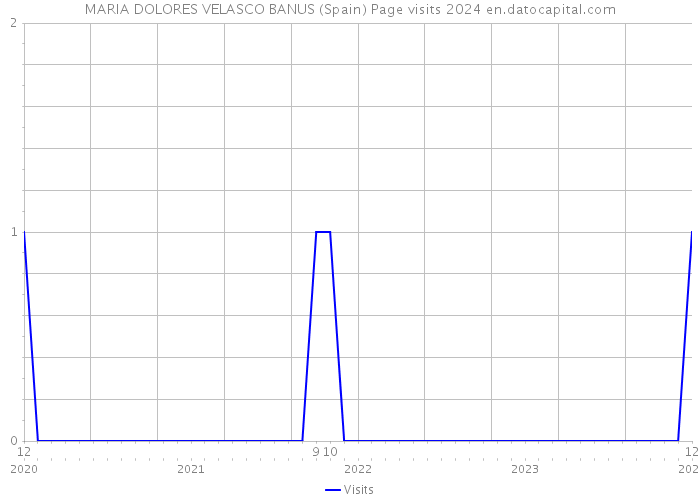 MARIA DOLORES VELASCO BANUS (Spain) Page visits 2024 