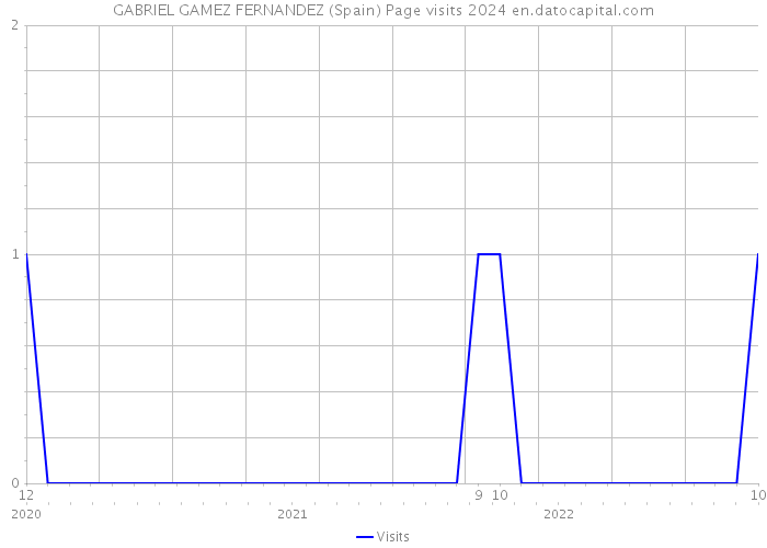 GABRIEL GAMEZ FERNANDEZ (Spain) Page visits 2024 