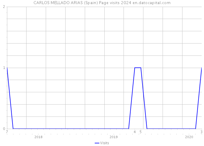 CARLOS MELLADO ARIAS (Spain) Page visits 2024 