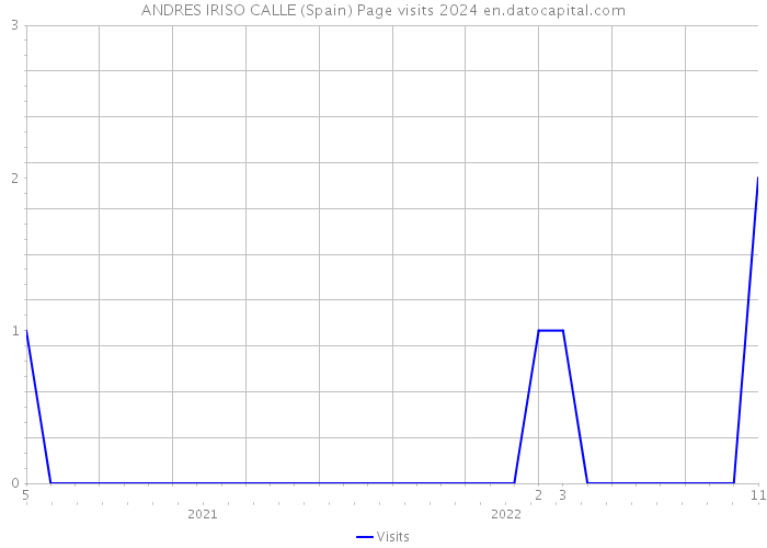 ANDRES IRISO CALLE (Spain) Page visits 2024 