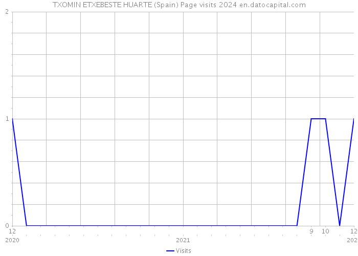 TXOMIN ETXEBESTE HUARTE (Spain) Page visits 2024 