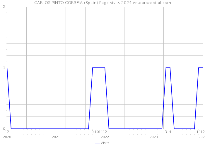 CARLOS PINTO CORREIA (Spain) Page visits 2024 