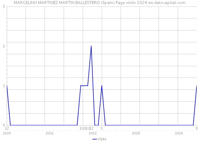 MARCELINO MARTINEZ MARTIN BALLESTERO (Spain) Page visits 2024 