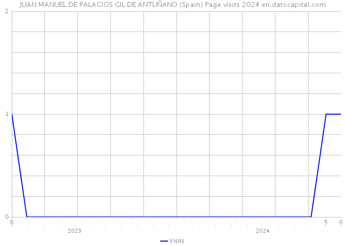 JUAN MANUEL DE PALACIOS GIL DE ANTUÑANO (Spain) Page visits 2024 