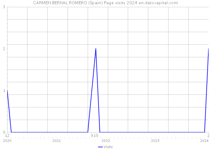 CARMEN BERNAL ROMERO (Spain) Page visits 2024 