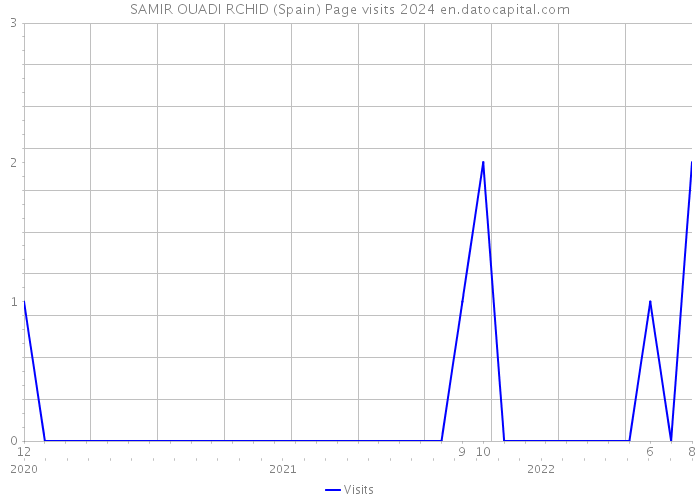 SAMIR OUADI RCHID (Spain) Page visits 2024 