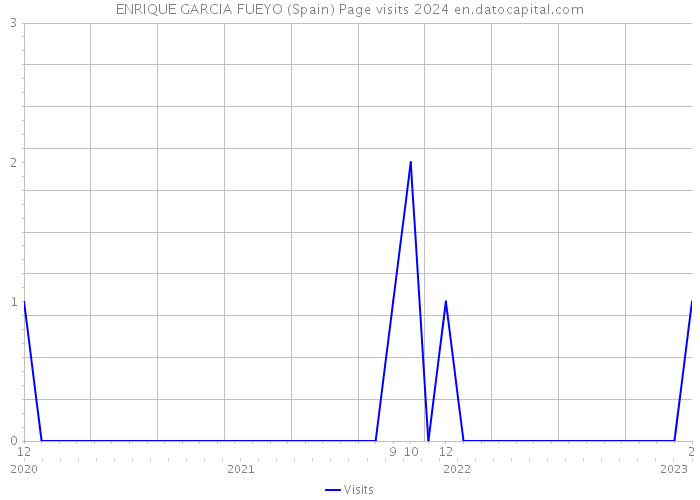 ENRIQUE GARCIA FUEYO (Spain) Page visits 2024 