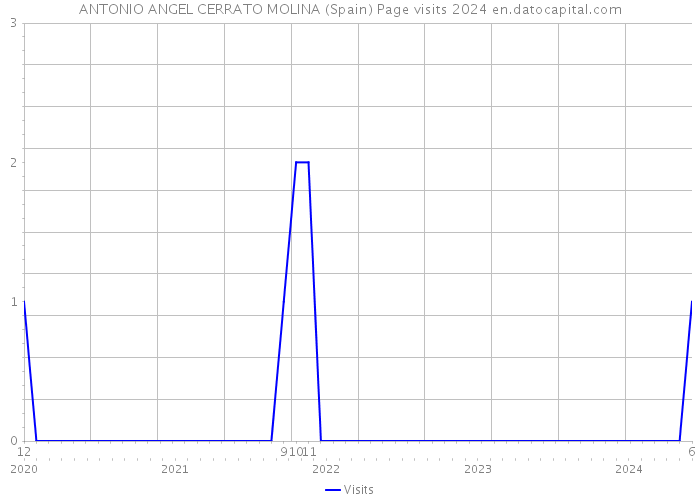 ANTONIO ANGEL CERRATO MOLINA (Spain) Page visits 2024 