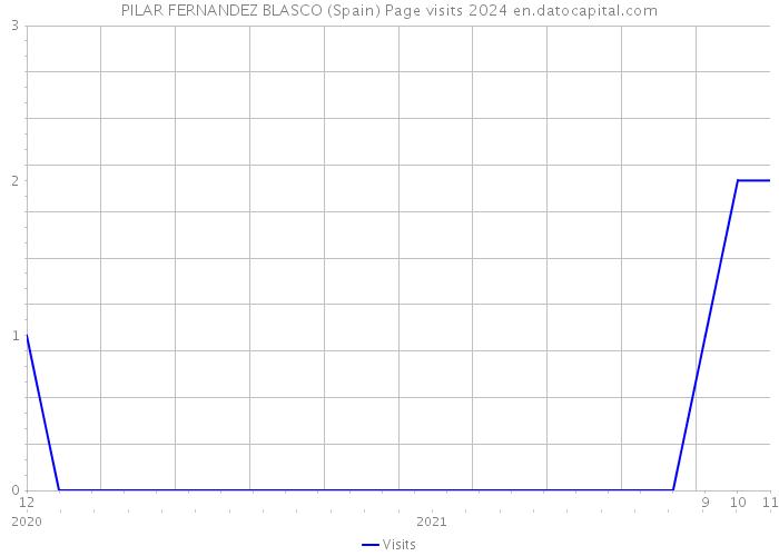 PILAR FERNANDEZ BLASCO (Spain) Page visits 2024 