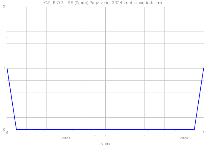 C.P. RIO SIL 36 (Spain) Page visits 2024 