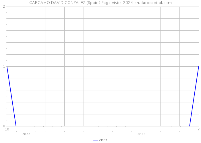 CARCAMO DAVID GONZALEZ (Spain) Page visits 2024 
