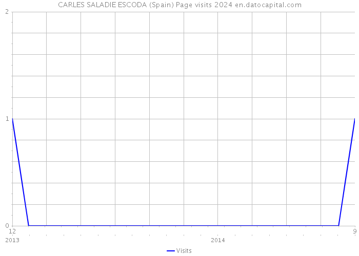CARLES SALADIE ESCODA (Spain) Page visits 2024 