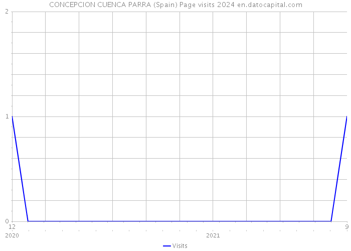 CONCEPCION CUENCA PARRA (Spain) Page visits 2024 
