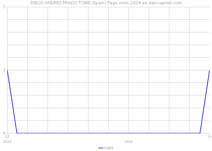 DIEGO ANDRES PRADO TOME (Spain) Page visits 2024 