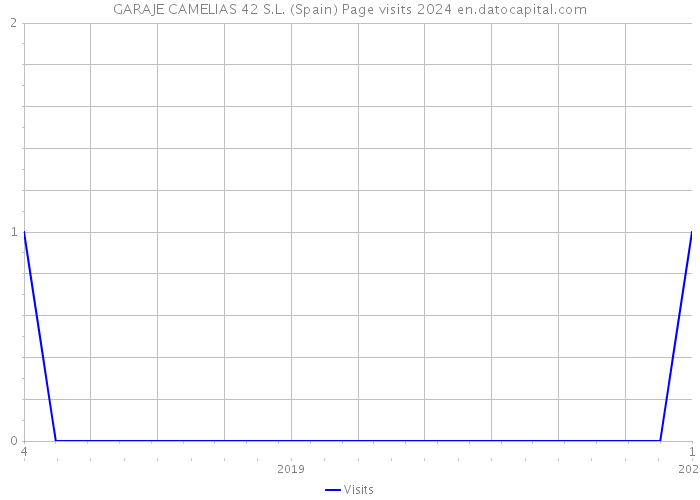 GARAJE CAMELIAS 42 S.L. (Spain) Page visits 2024 