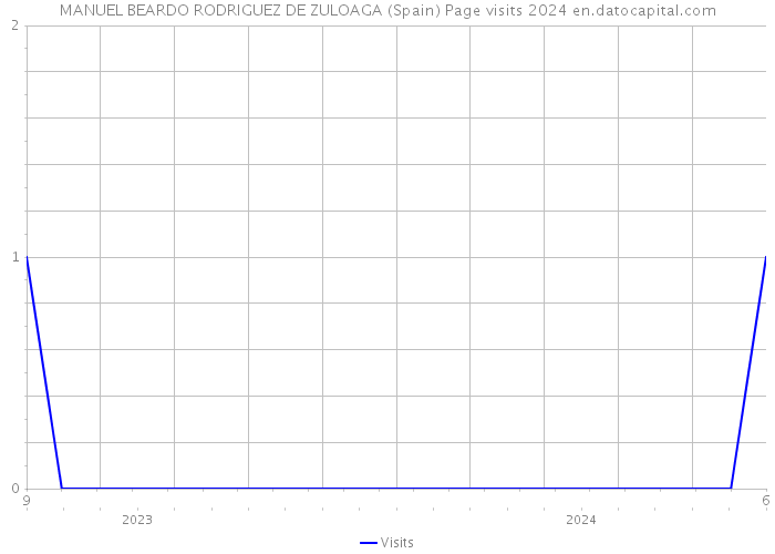 MANUEL BEARDO RODRIGUEZ DE ZULOAGA (Spain) Page visits 2024 