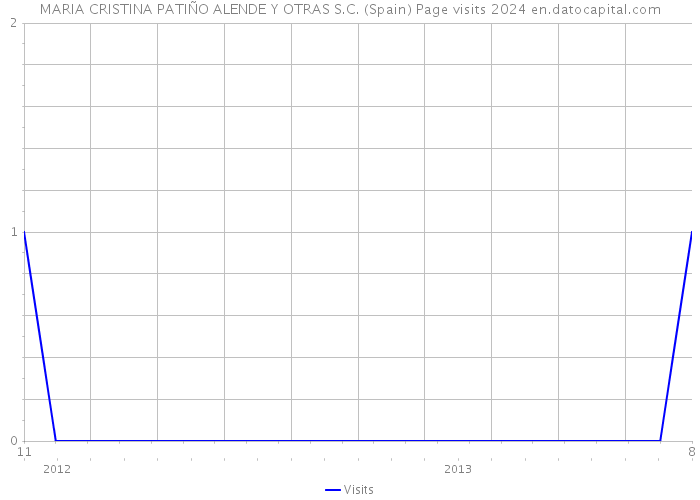 MARIA CRISTINA PATIÑO ALENDE Y OTRAS S.C. (Spain) Page visits 2024 