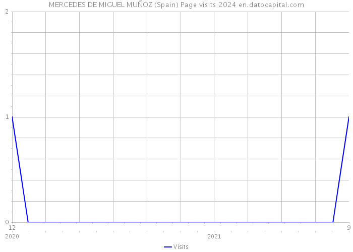 MERCEDES DE MIGUEL MUÑOZ (Spain) Page visits 2024 