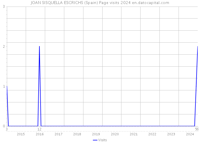 JOAN SISQUELLA ESCRICHS (Spain) Page visits 2024 