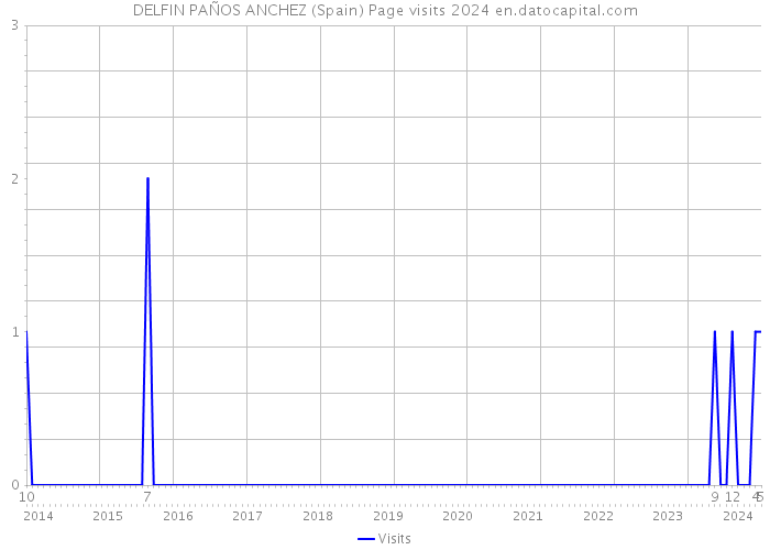 DELFIN PAÑOS ANCHEZ (Spain) Page visits 2024 