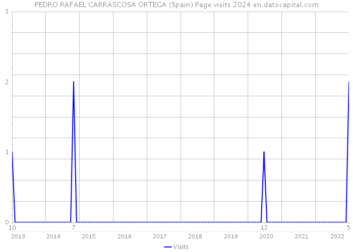 PEDRO RAFAEL CARRASCOSA ORTEGA (Spain) Page visits 2024 