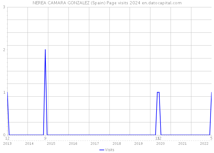 NEREA CAMARA GONZALEZ (Spain) Page visits 2024 