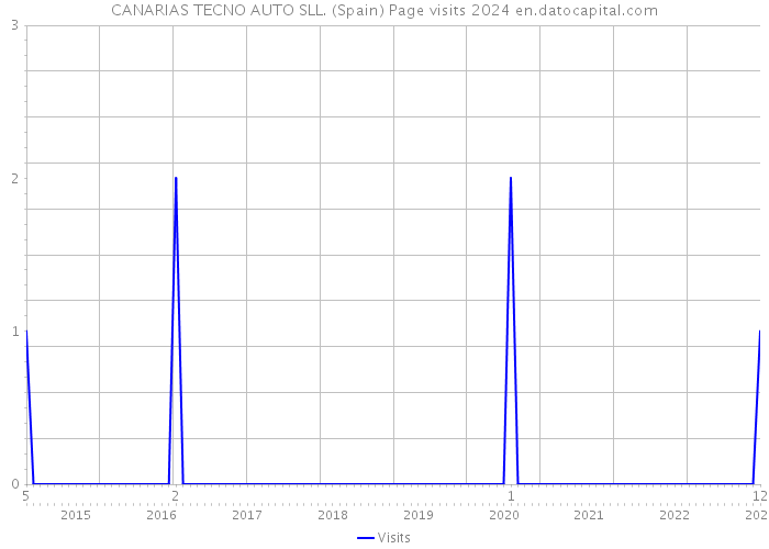 CANARIAS TECNO AUTO SLL. (Spain) Page visits 2024 