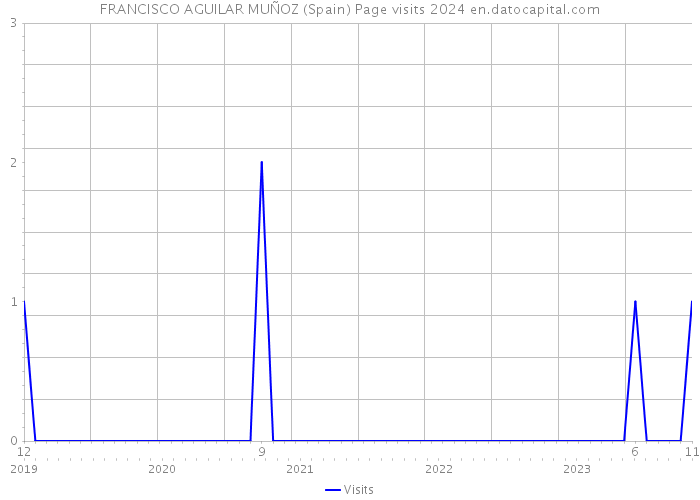 FRANCISCO AGUILAR MUÑOZ (Spain) Page visits 2024 
