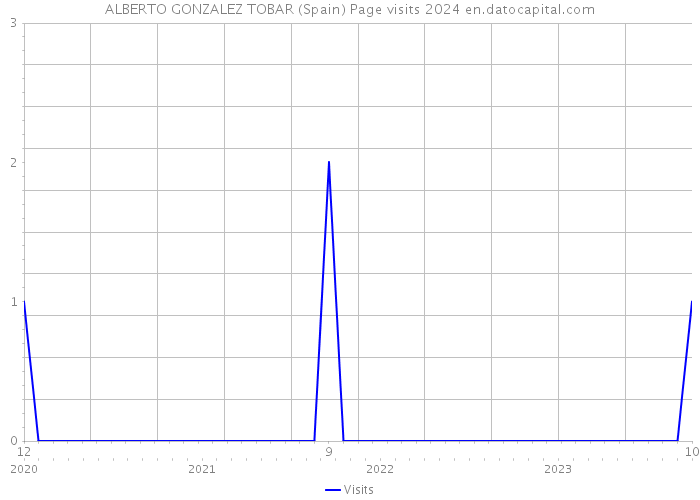 ALBERTO GONZALEZ TOBAR (Spain) Page visits 2024 