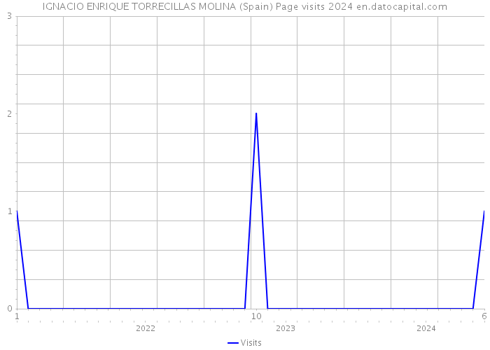 IGNACIO ENRIQUE TORRECILLAS MOLINA (Spain) Page visits 2024 
