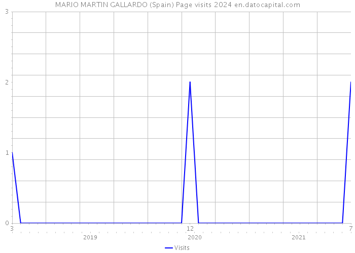 MARIO MARTIN GALLARDO (Spain) Page visits 2024 
