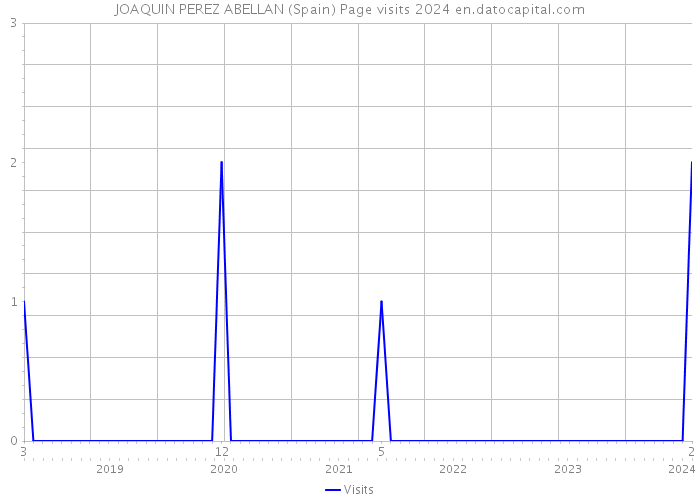 JOAQUIN PEREZ ABELLAN (Spain) Page visits 2024 