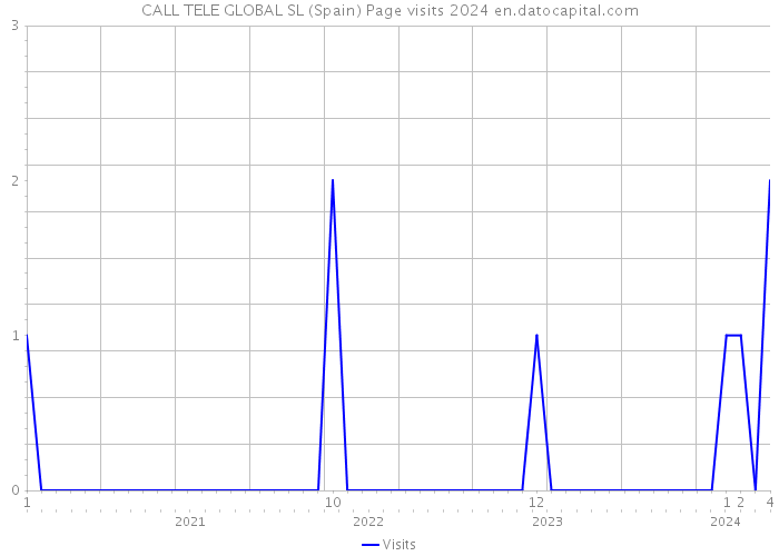 CALL TELE GLOBAL SL (Spain) Page visits 2024 