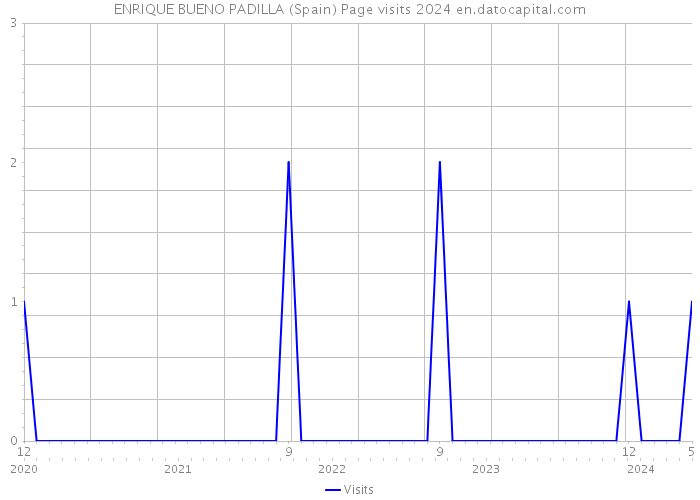 ENRIQUE BUENO PADILLA (Spain) Page visits 2024 